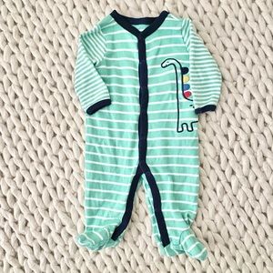 Carter’s Dinosaur Footie Size 3 Mos